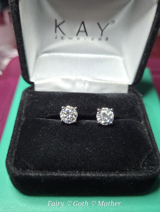 Kay Jewelers Jewelry - New Kay Jewelers 2ct Moissanite Diamond Stud Earrings